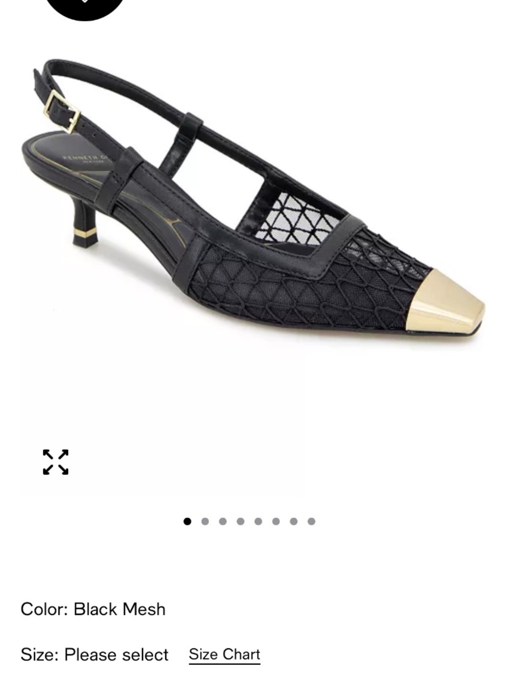 Kenneth Cole Metal Toe Pumps